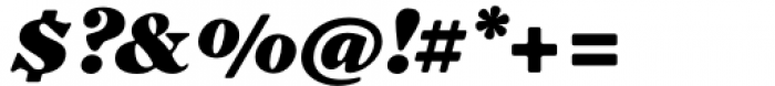 Audacious Black Italic Font OTHER CHARS