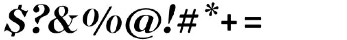 Audacious Display Medium Italic Font OTHER CHARS