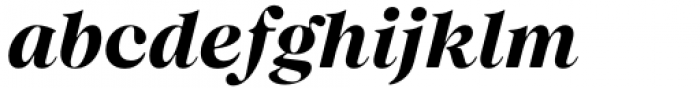 Audacious Display Semi Bold Italic Font LOWERCASE