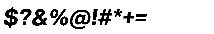 Audit Sans Bold Italic Font OTHER CHARS
