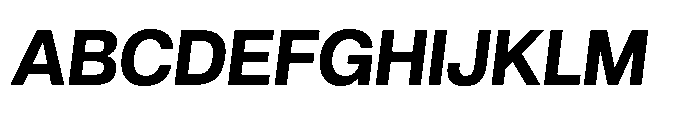 Audit Sans Bold Italic Font UPPERCASE