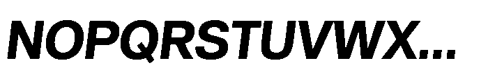 Audit Sans Bold Italic Font UPPERCASE