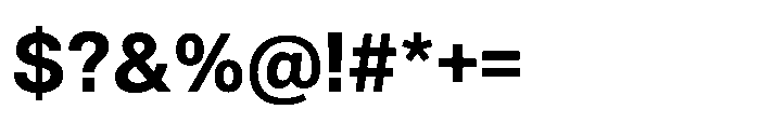 Audit Sans Bold Font OTHER CHARS