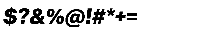 Audit Sans Heavy Italic Font OTHER CHARS