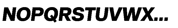 Audit Sans Heavy Italic Font UPPERCASE