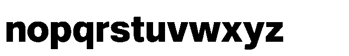 Audit Sans Heavy Font LOWERCASE