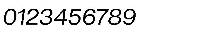 Audit Sans Regular Italic Font OTHER CHARS
