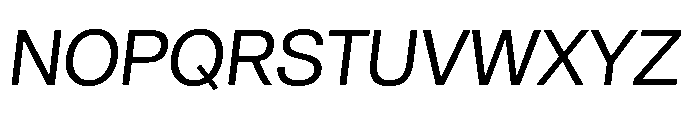 Audit Sans Regular Italic Font UPPERCASE