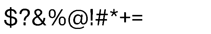 Audit Sans Regular Font OTHER CHARS
