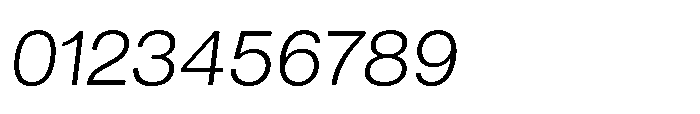 Audit Sans Semilight Italic Font OTHER CHARS