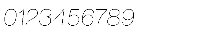 Audit Sans Thin Italic Font OTHER CHARS