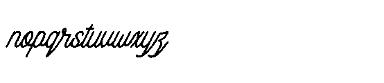 Audley Ipswitch Italic Font LOWERCASE