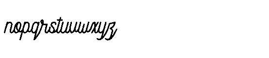 Audley Ipswitch Regular Font LOWERCASE