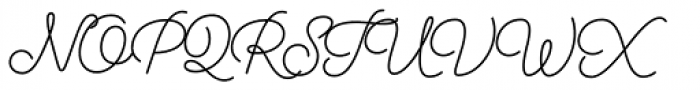 Audrey Script Bold Font UPPERCASE