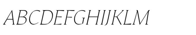 Auge Light Italic Font UPPERCASE
