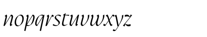 Auge Medium Italic Font LOWERCASE