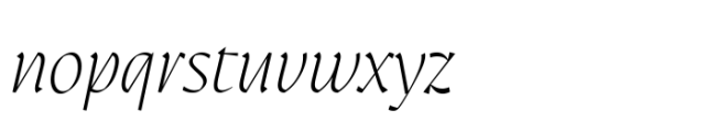 Auge Regular Italic Font LOWERCASE