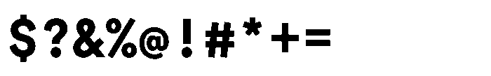 Auger Mono Bold Font OTHER CHARS