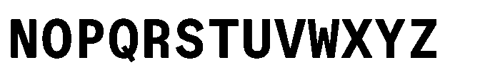 Auger Mono Bold Font UPPERCASE
