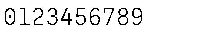 Auger Mono Light Font OTHER CHARS