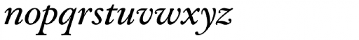 Augereau Bold Italic Font LOWERCASE