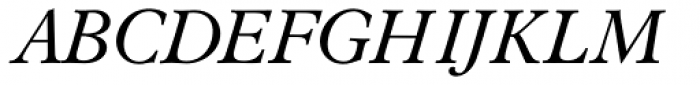 Augereau SemiBold Italic Font UPPERCASE