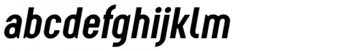 Augmento Condensed Bold Italic Font LOWERCASE