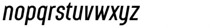 Augmento Condensed Medium Italic Font LOWERCASE
