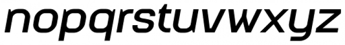 Augmento Extended Bold Italic Font LOWERCASE