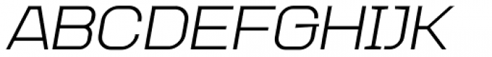 Augmento Extended Italic Font UPPERCASE