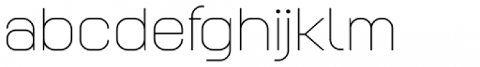 Augmento Extended Thin Font LOWERCASE