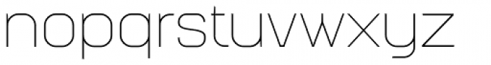 Augmento Extended Thin Font LOWERCASE