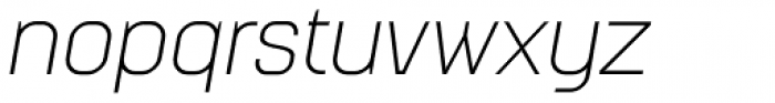 Augmento Normal Light Italic Font LOWERCASE
