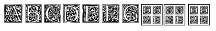 Augsburg Initials Regular Font LOWERCASE