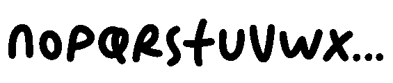 August Memories Font LOWERCASE