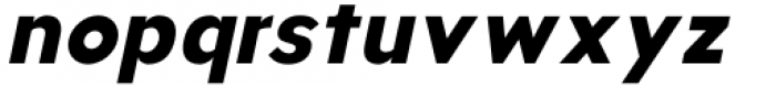 Aukim Extra Bold Italic Font LOWERCASE