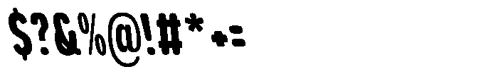 Aukim II Circled Black Compressed Sl Font OTHER CHARS