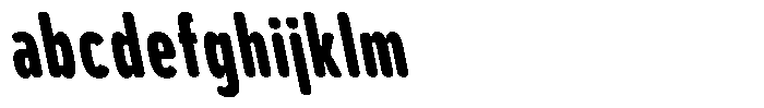 Aukim II Circled Black Compressed Sl FONT