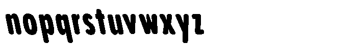 Aukim II Circled Black Compressed Sl Font LOWERCASE