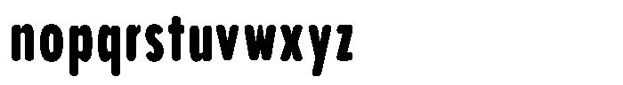Aukim II Circled Black Compressed Font LOWERCASE