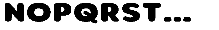Aukim II Circled Black Expanded Font UPPERCASE