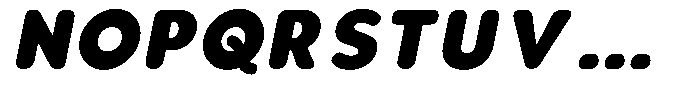Aukim II Circled Black Italic Font UPPERCASE
