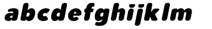 Aukim II Circled Black Italic FONT