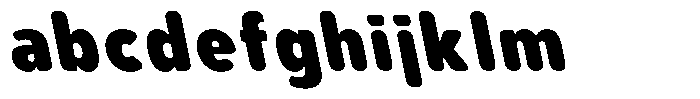 Aukim II Circled Black Narrow Slanted FONT