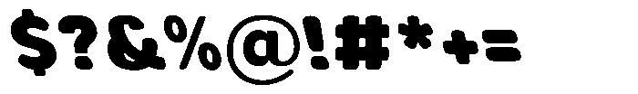 Aukim II Circled Black Slanted Font OTHER CHARS