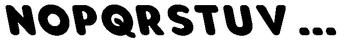 Aukim II Circled Black Slanted Font UPPERCASE
