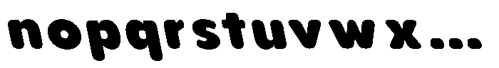 Aukim II Circled Black Slanted Font LOWERCASE