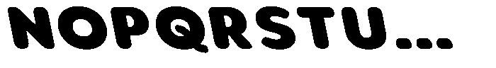 Aukim II Circled Black Wide Slanted Font UPPERCASE