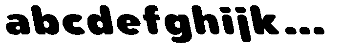 Aukim II Circled Black Wide Slanted FONT