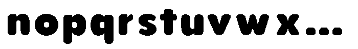 Aukim II Circled Black Font LOWERCASE